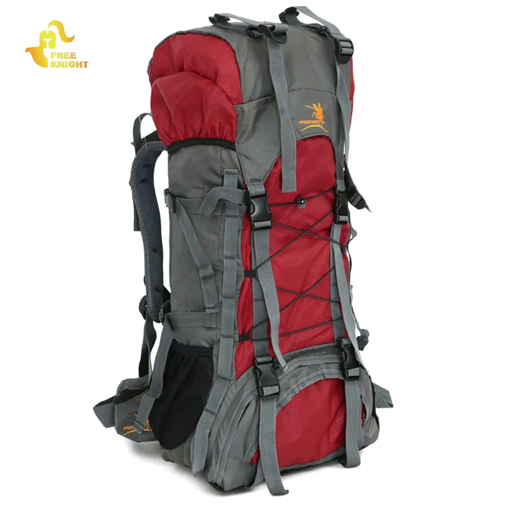 FreeKnight, Модный многоцелевой рюкзак большой емкости, дорожная водонепроницаемая сумка, мужская повседневная сумка, 15 дюймов, рюкзак для ноутбука - Цвет: Красный