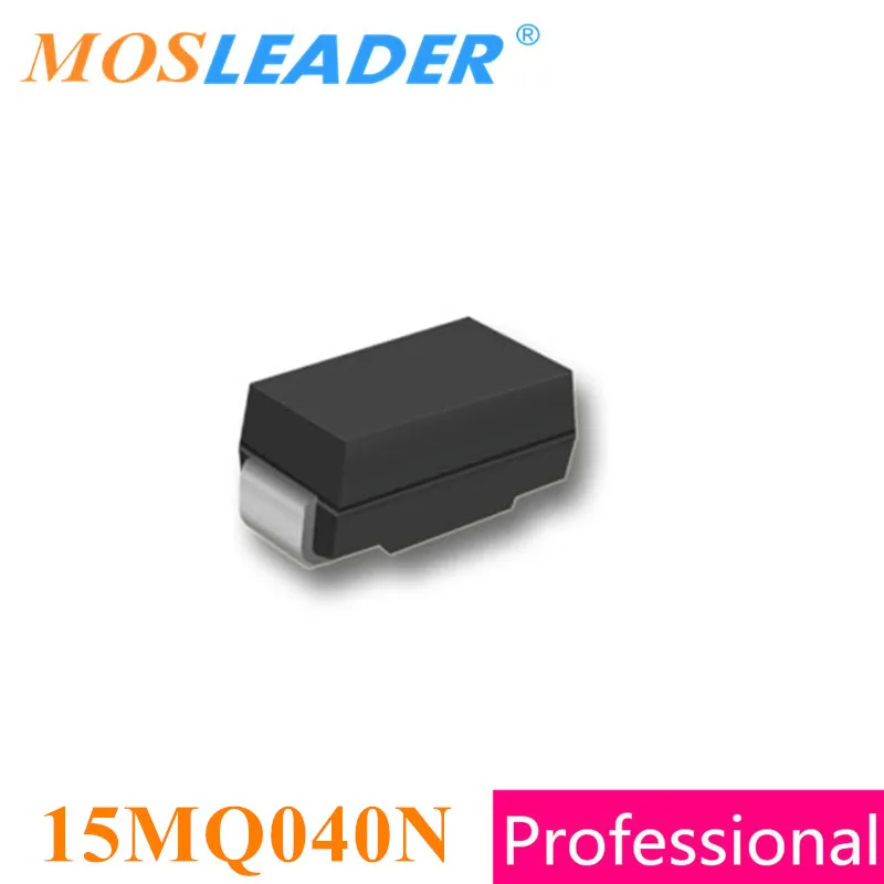 Mosleader 15MQ040N SMA 1000 шт. 3A 40 V DO214AC 15MQ040NPBF 15MQ040 15MQ040NTRPBF Шоттки изменения фаз