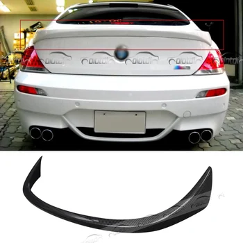 

L Style Car Styling Carbon Fiber Rear Trunk Lip Spoiler Splitter for BMW E63 M6 6 Series