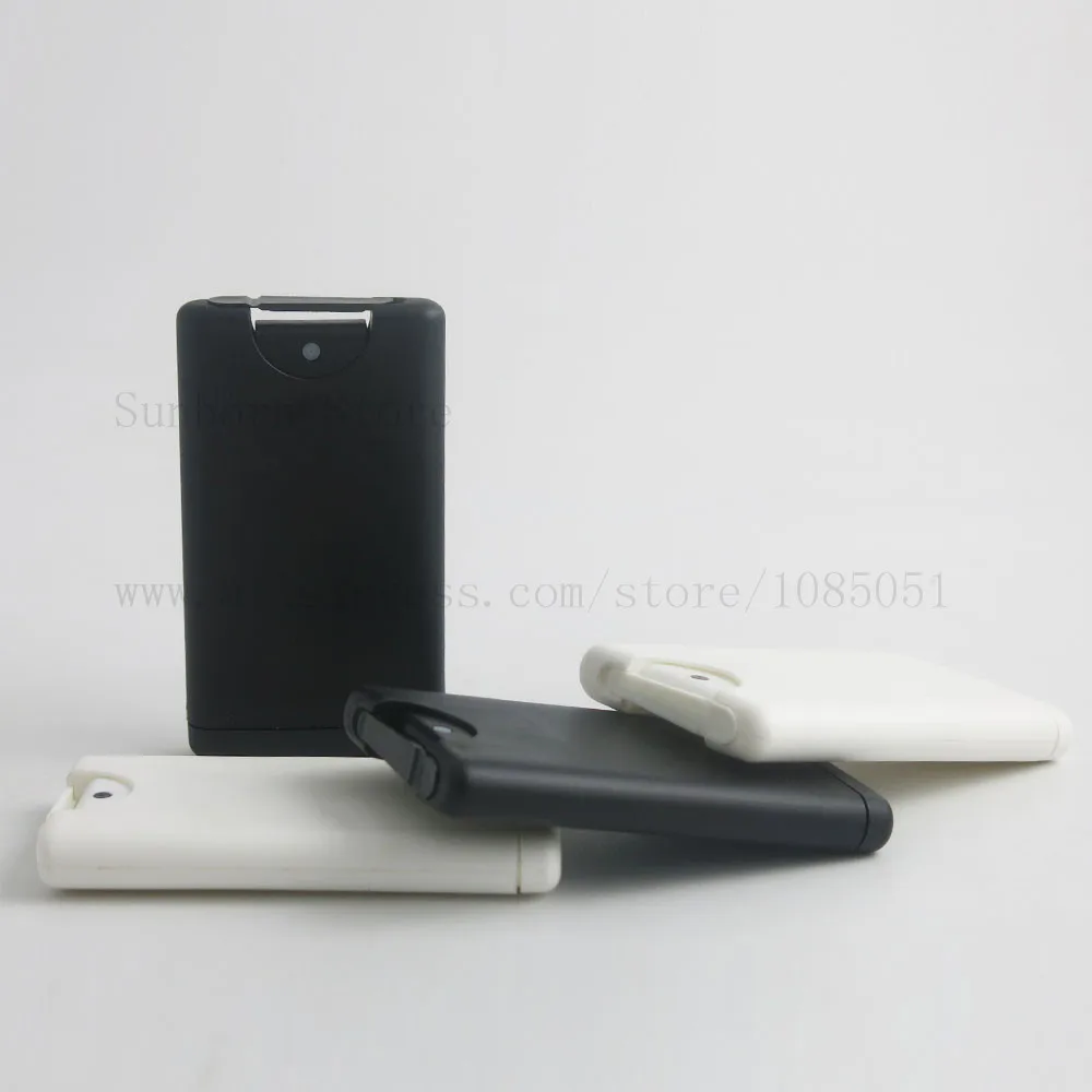 

Empty 15ml Plastic Credit Card Shape Pocket Perfume Bottle Women Cosmetic Container Small Sprayer Packaging 24pcs