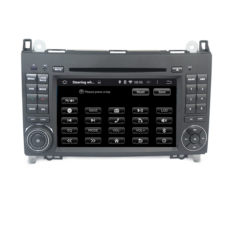 Excellent Quad Core 1024*600 2 din car DVD Android 7.1 for Mercedes/benz B200 W169 A160 Viano Vito GPS NAVI RADIO BT built-in wifi dvr map 29