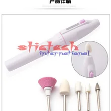 Через dhl или ems, 100 Наборы для маникюра, макияжа бит наконечника Горячая Электрический для маникюра, макияжа инструмент для маникюра, инструмент ручка