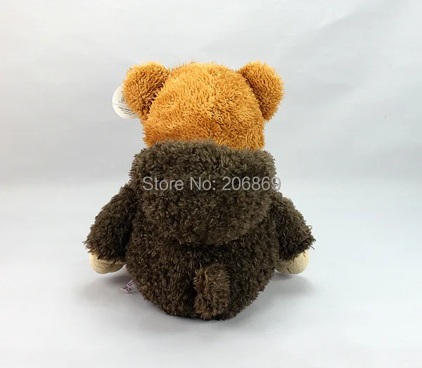 Милая плюшевая игрушка кукла Счастливый медведь одежда туалетное пальто подарок на день рождения 1 шт