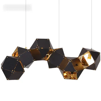 

Nordic Iron Art Pendant Lamp Simple Modern Home Decor Lighting Light Fixture Living Room Creative Pendant Lights Kitchen