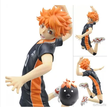 Haikyuu фигурки Хината Syouyou Акара TOMY ПВХ 17 см японского аниме волейбол Фигурки