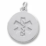 

my shape 20pcs medical symbol on disc charm with jump ring