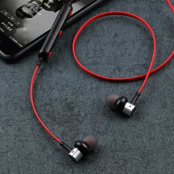 

Wireless Earphones Bluetooth Earphone Sports Headphones With Mic Dual Driver Battery 14H Playback Headset For iPhone Xiaomi