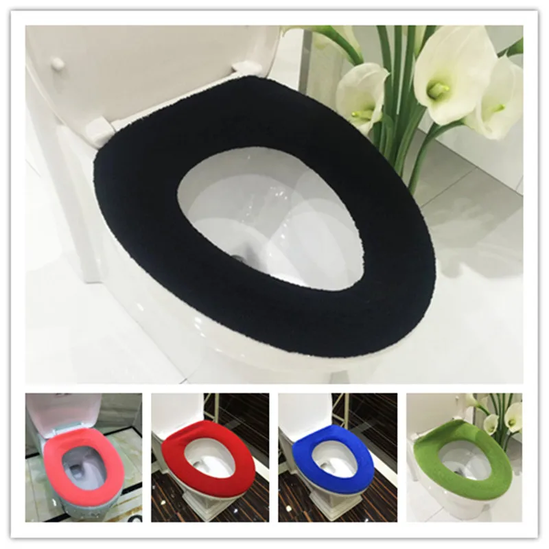 

Free shipping Toilet seat thickening toilet seats toilet mat toilet set multicolor promotion 2 pcs/lot