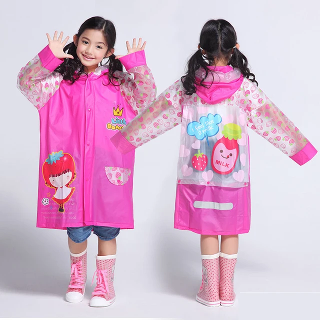 Raincoat Girl Children Rainwear Kids Waterproof Impermeable Para Lluvia