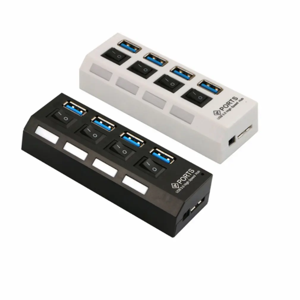 

ONLENY Slim 4 Port USB 3.0 5Gbps Speed Portable Compact Hub Adapter For PC Laptop for PC Computer Accessories 25