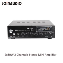 JOINAUDIO 2 канала стерео 30 Вт усилитель домашнего использования Профессиональный 30 Вт усилитель для кафе