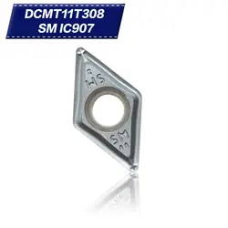 50 шт. DCMT11T308 SM IC907 DCMT3 1 внутренние токарные инструменты карбидные вставки токарный станок Режущий инструмент ЧПУ Инструменты Tokarnyy