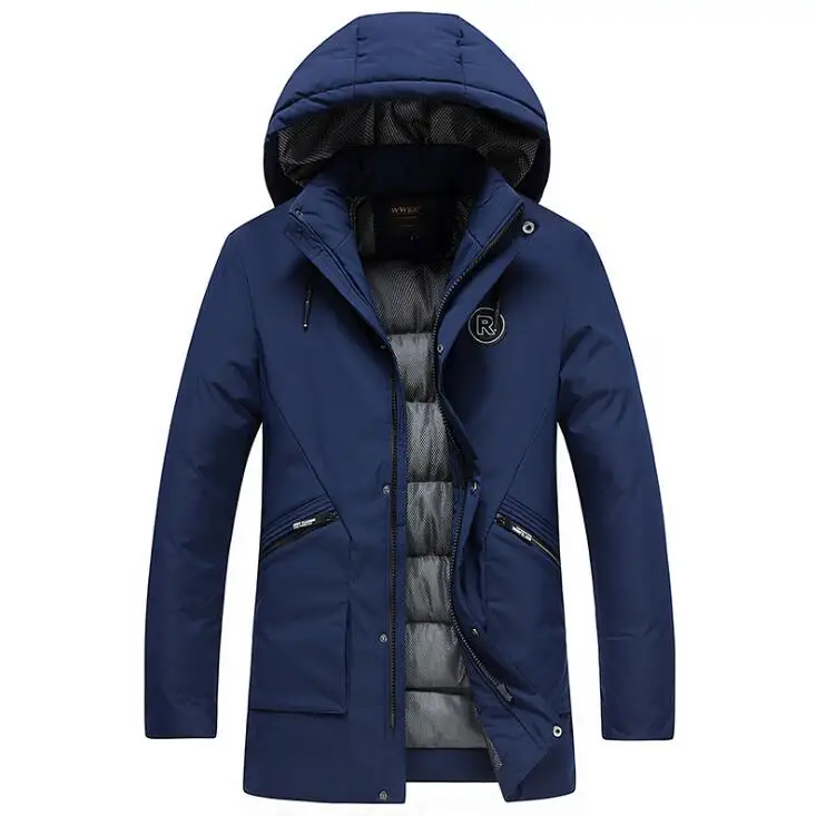 

2019 New Waterproof Men Coat Fashion Casual -40 Degree Russia Cold Down Parka Jacket 0607-012