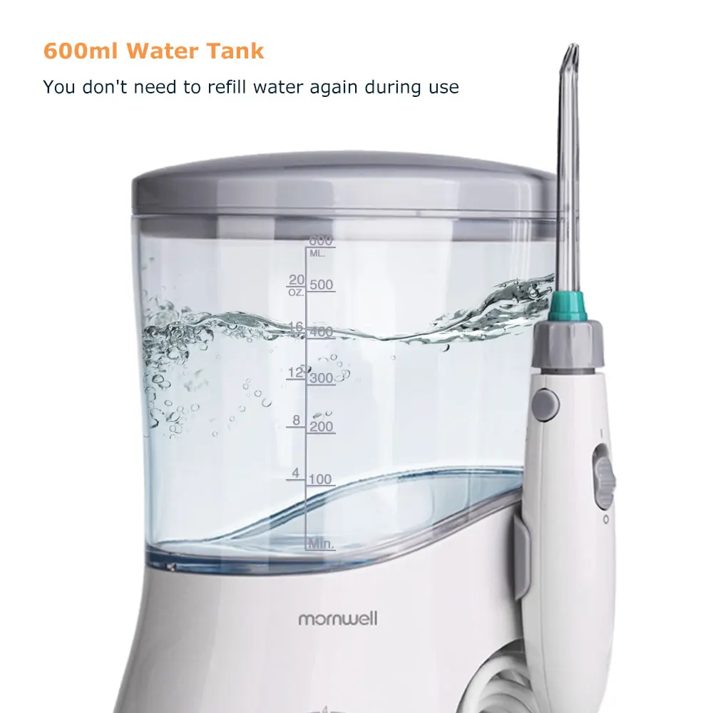 mornwell oral irrigador dental flosser agua irrigador 04