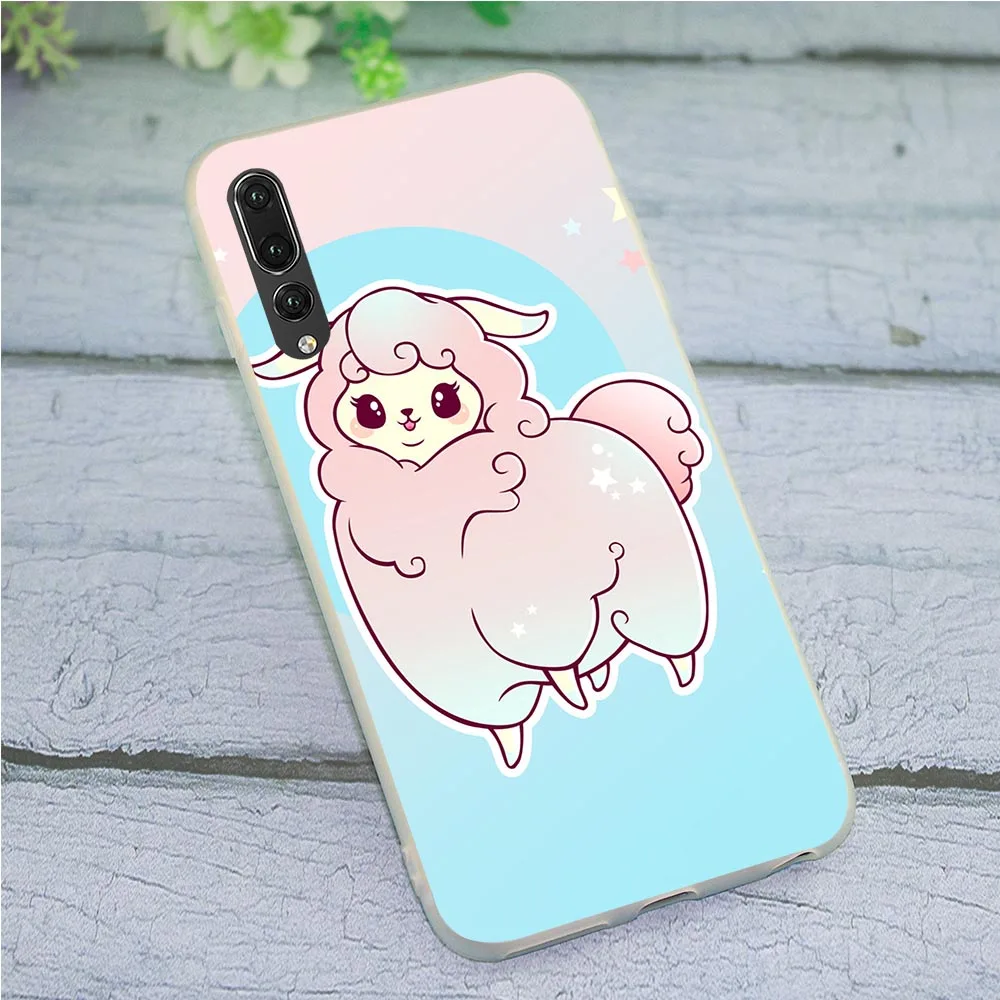Soft TPU Alpaca Phone Cover for Huawei Honor 6A Case 10 8 9 Lite 7A Pro 7X 7C Y6 Prime Nova 3 3i Shockproof | Мобильные телефоны и