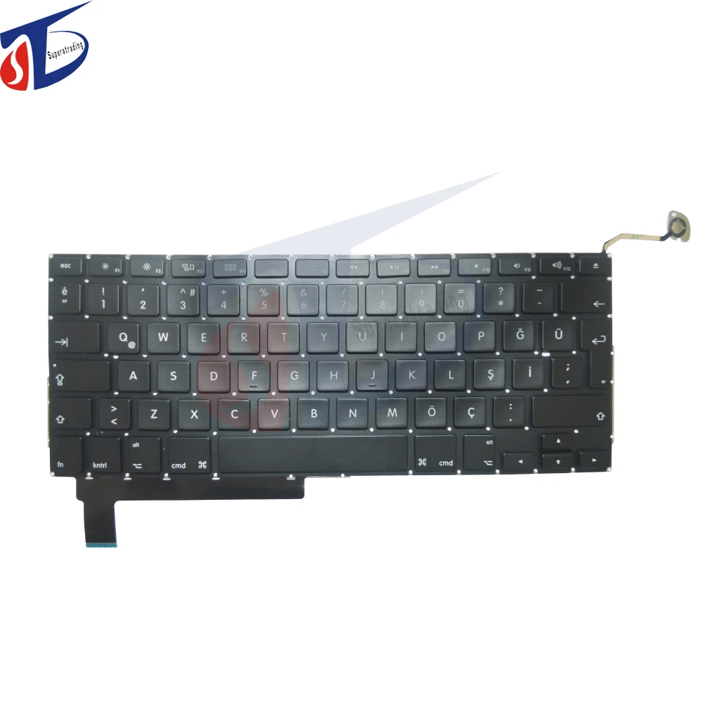 10pcs lot A1286 Turkey keyboard for font b macbook b font pro 15 A1286 Turkish keyboard