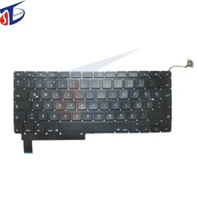 10pcs/lot A1286 Turkey keyboard for macbook pro 15” A1286 Turkish keyboard without backlit backlight 2009-2012year