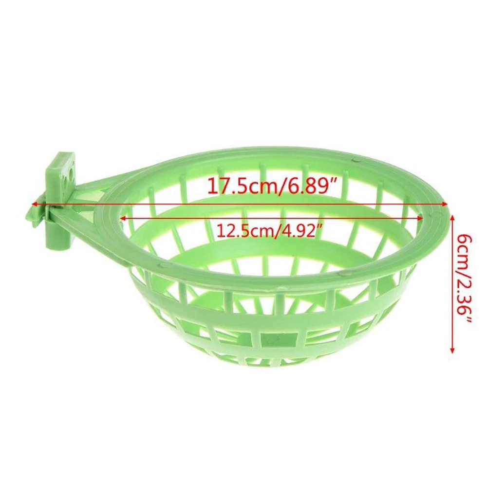 Пластиковое Птичье гнездо полый подвесная Клетка яйца инструмент для инкубатора сковорода Финч попугай канари