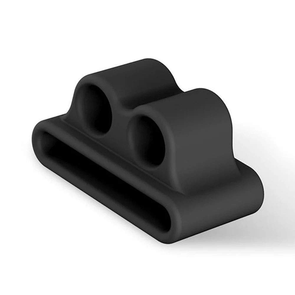 Мягкий силиконовый чехол для Airpods для Air Pods, противоударный защитный чехол для наушников, водонепроницаемый чехол для iphone 7 8, аксессуары для гарнитуры - Цвет: Black