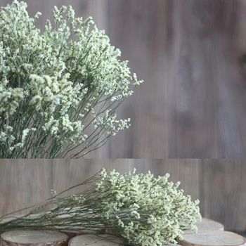 

5 Pieces A Bunch Crystal Grass Natural Dried Flower Birthday Gift Flowers For Wedding Party Home Hotel Decoration DIY Bouquet