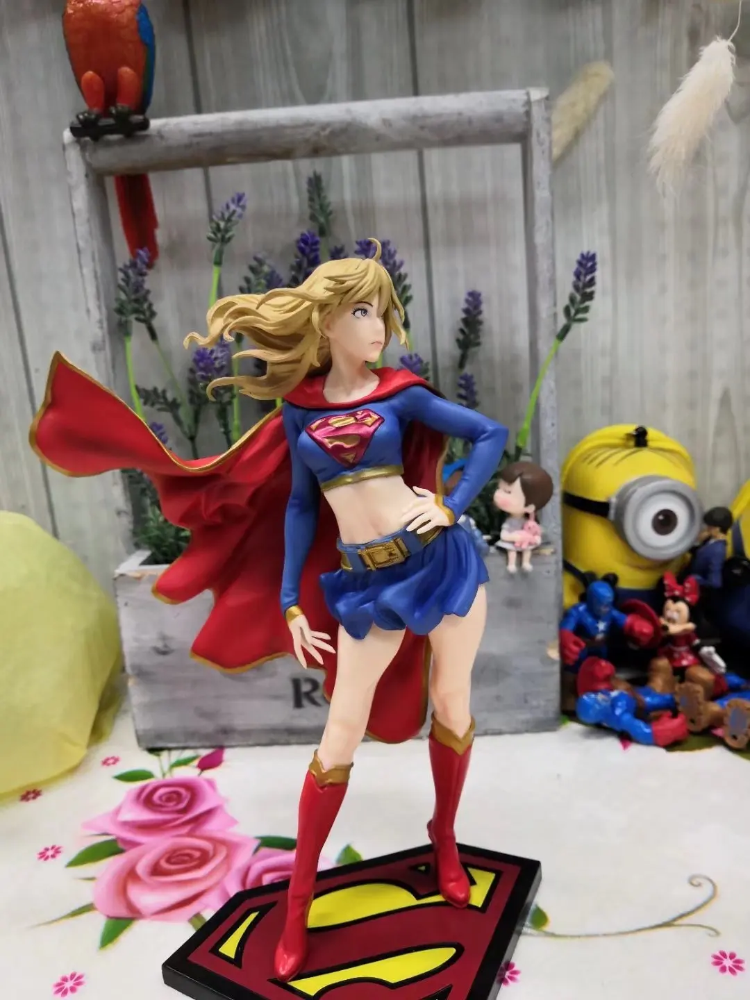 

NEW 21cm DC Comics Statue Supergirl Returns Action Figure Toy Collection Model