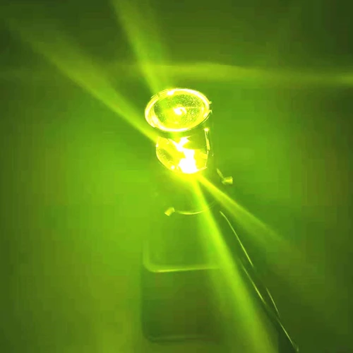 Мини H4 линзы прожекторного типа светодиодный головной светильник фара мотоцикла автомобиля светильник 4300 К 6500 белого и желтого цвета со светодиодными кристаллами для автомодели лампы Hi Lo луч 12V 24V - Испускаемый цвет: 4300 К Белый Желтый