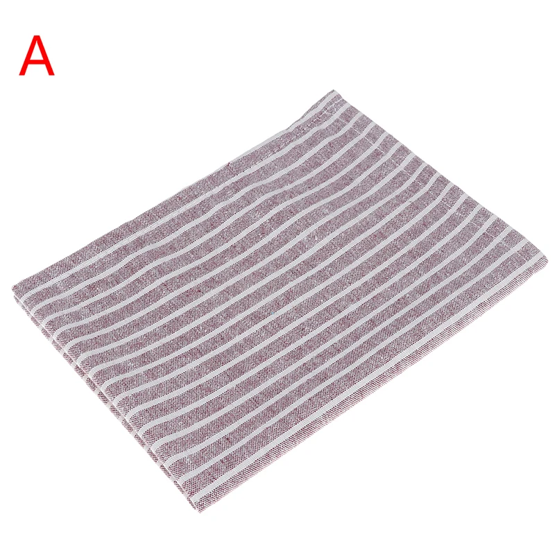

30x40cm Cotton Linen Napkins Placemat Heat Insulation Mat Dining Table Mat Comfortable Napkin Fabric Table Placemats Background