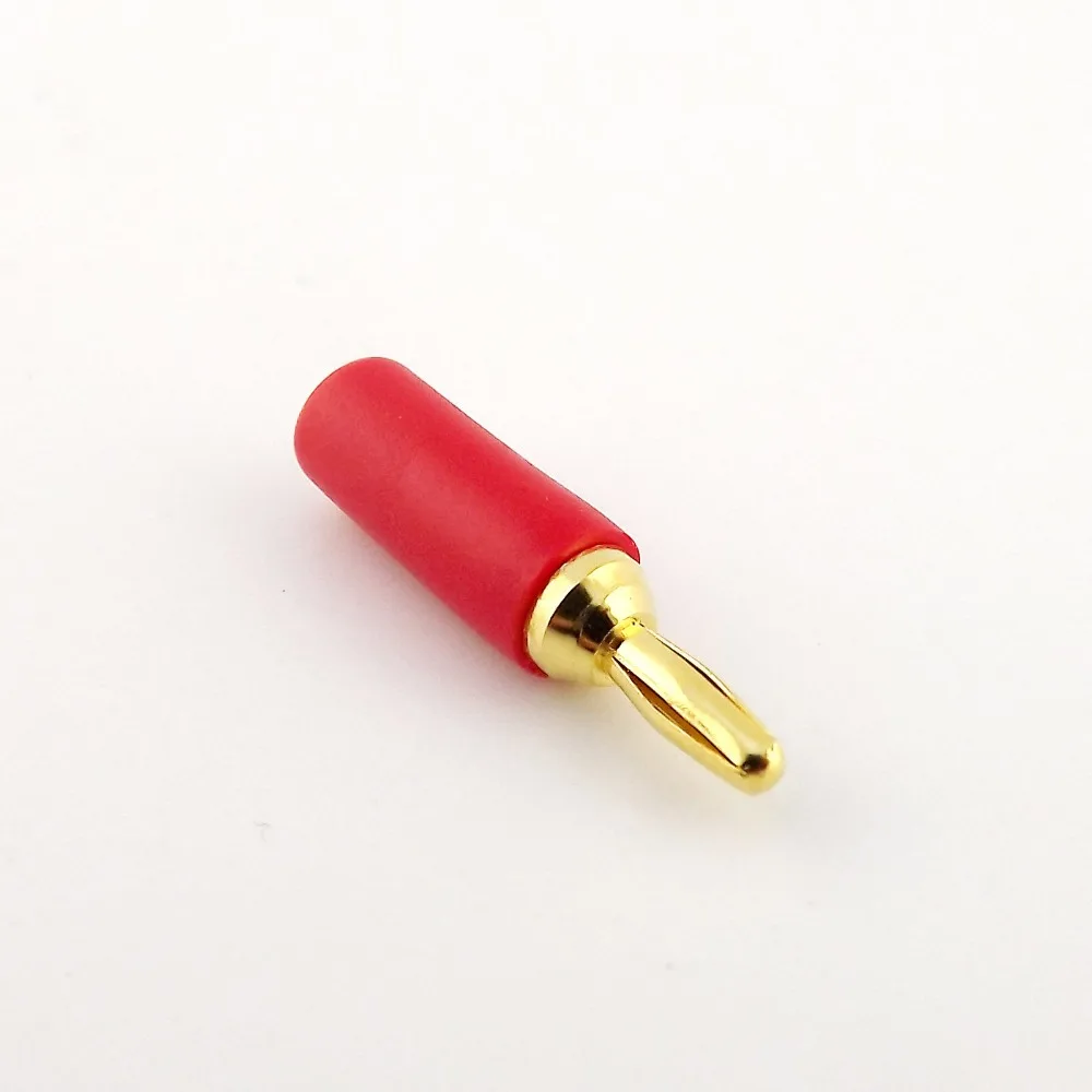 2шт 2,5 мм разъем типа "банан" Медный позолоченный разъем для связывания зондов адаптер инструмента красный/черный/зеленый/желтый