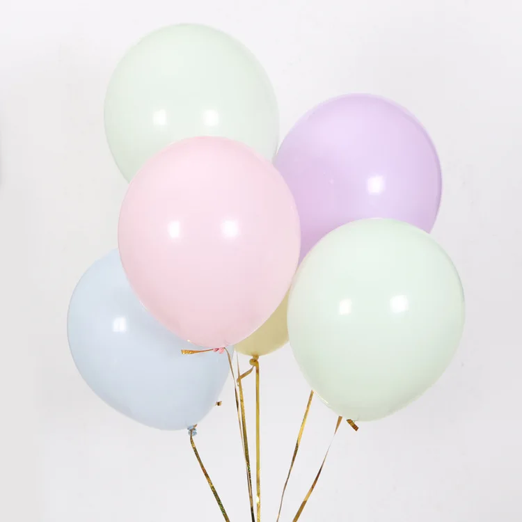 

10pcs 10 Inch Light Color Haze Blue Pink Latex Balloons for DIY Balloon Modelling Wedding Birthday Baby Shower Party Decoration
