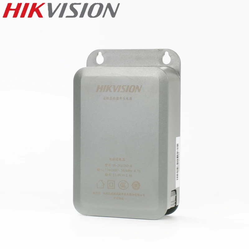 

Оригинальный источник питания для фотоаппарата HIKVISION, 12 В постоянного тока/2 А, водонепроницаемая внешняя вспышка для микрофона камеры
