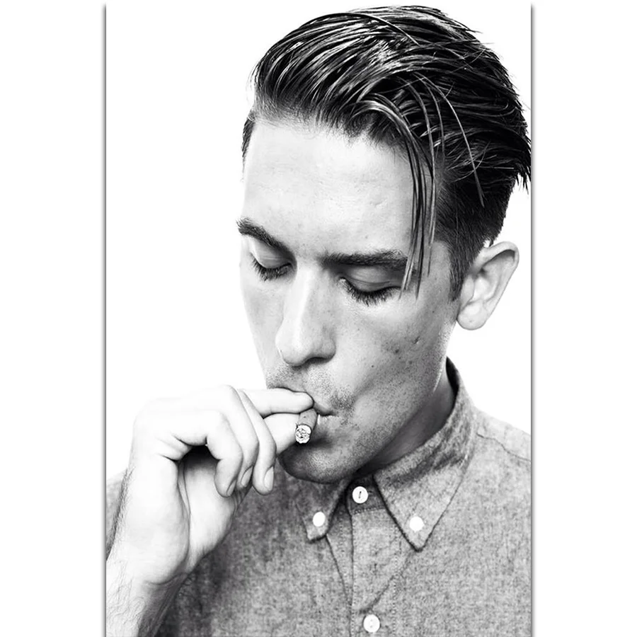 H057 New G-Eazy Rap Music Singer Rapper Star Black White Poster Silk Art