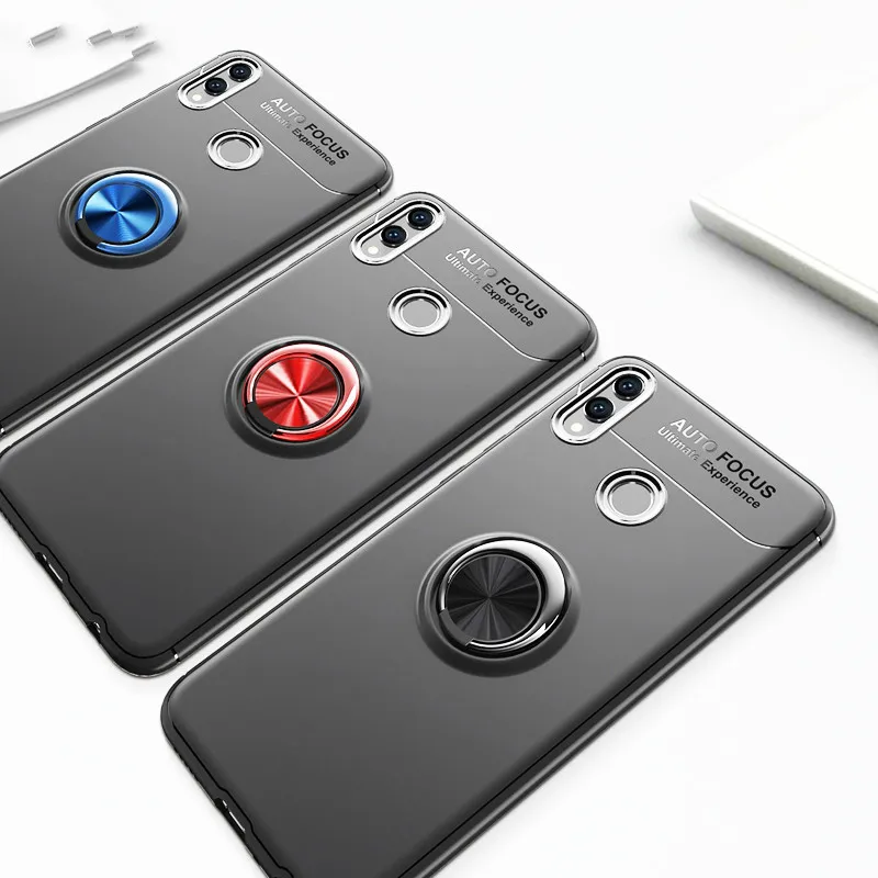 

Huawei Case For glory9 10 8C 8X car magnetic soft rubber protective Case For Huawei P20 protective shell For P20 Lite Case