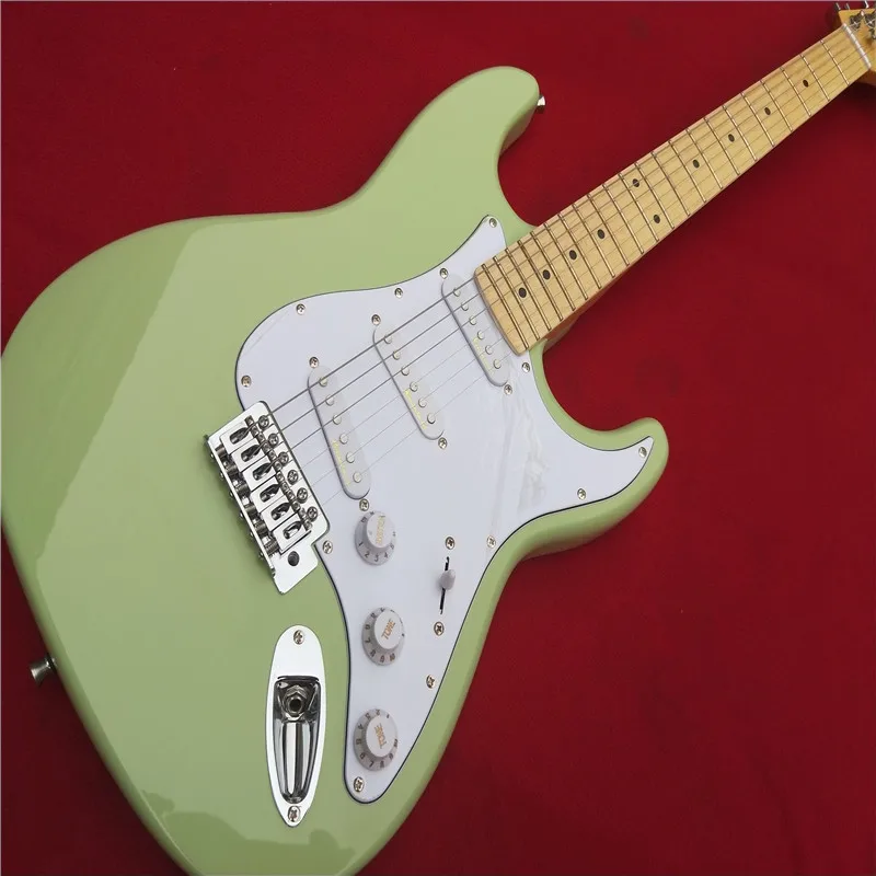 Электрогитара Оптовая Продажа KPOLE st custom shop электрогитара/oem бренд Небесно голубой