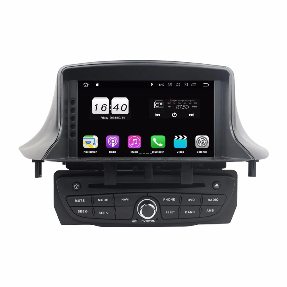 Discount 2GB RAM 7" Android 8.1 Car Radio DVD GPS Multimedia Head Unit for Renault Megane III Fluence With Bluetooth WIFI USB Mirror-link 1