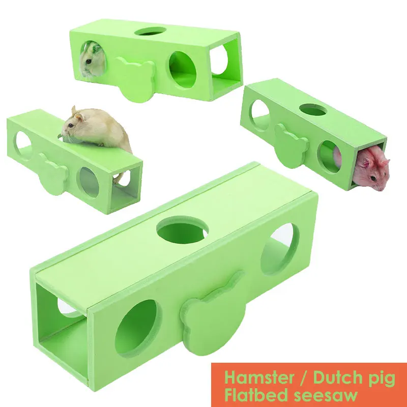 Small Animal Tunnel Tube Pet Rat Seesaw Mouse Playground Durable