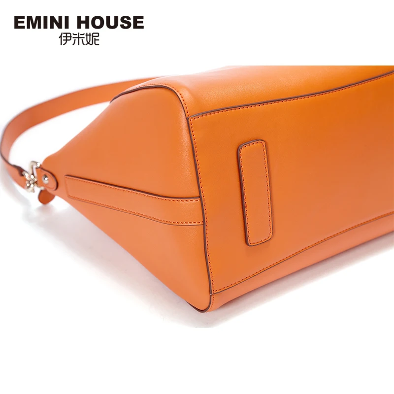 EMINI HOUSE сумка тоут из спилковой кожи роскошные сумки женские дизайнерские на