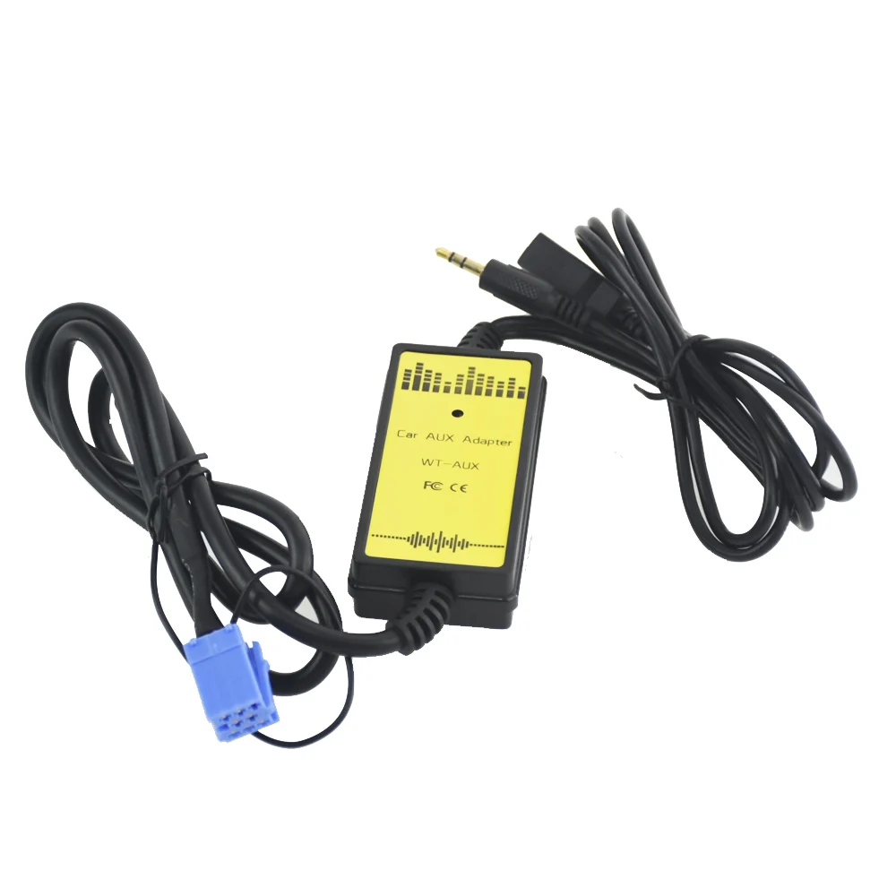  Coche AUX USB Mini SD 8P conectar el cambiador de CD para asiento Ahambra iza Arosa para Audi 8Pin 