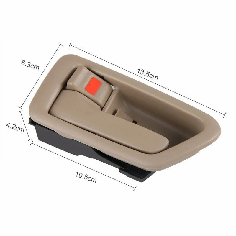 Внутренняя ручка двери светло-коричневые левый и правый Fl Fr RL RR 69206-Aa010 69205-Aa010 для Toyota Camry 1997 1998 1999 2000 2001
