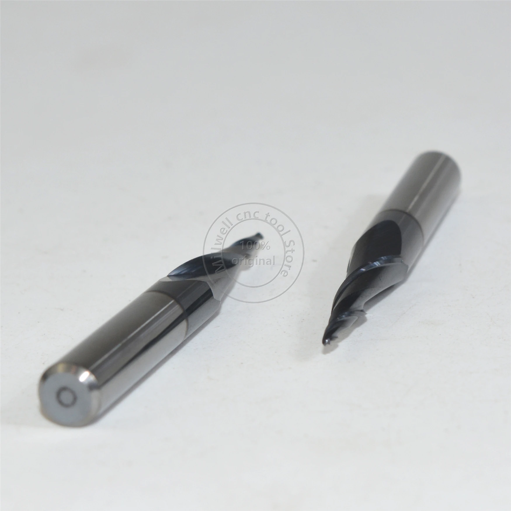 shipping-2PCS R0.5* D6* 20* 50L* 2F HRC55 вольфрамовые прочные, покрытые карбоном конические Шаровые концевые мельницы штырь и конус концевые фрезы