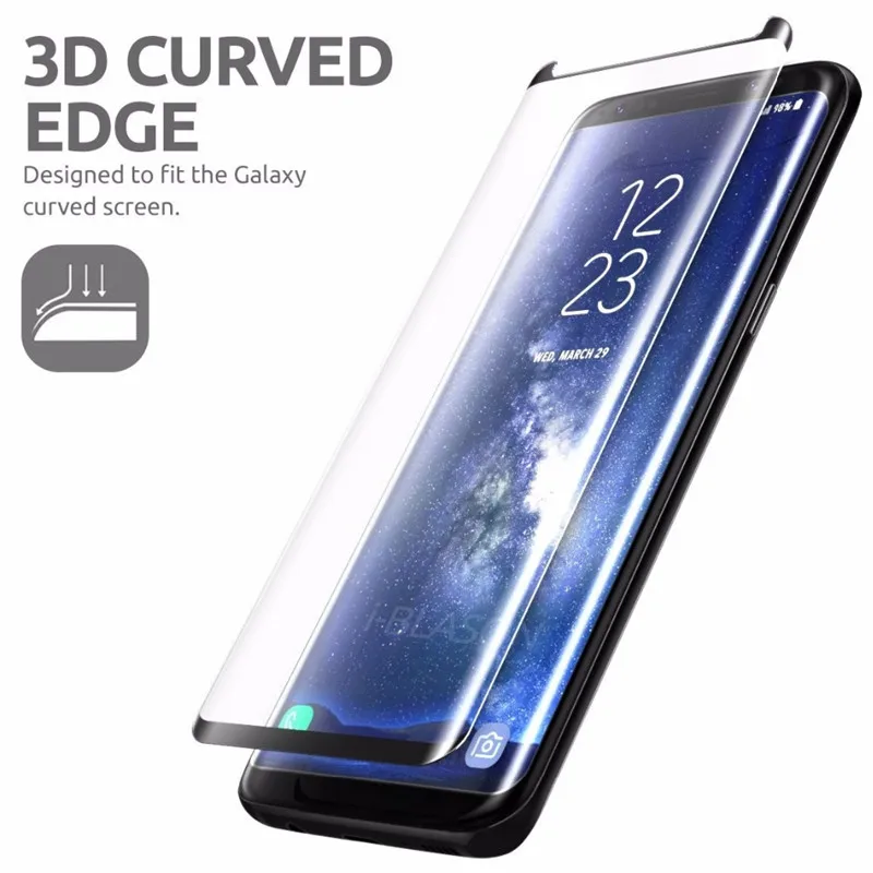 Case Friendly Tempered Glass For Samsung Galaxy S9 Plus 3D