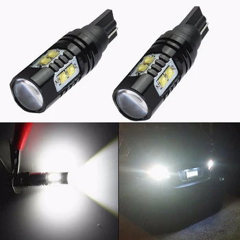 

2x 50W CREE 700LM Car Fog Light Signal Lamp Turn Light T10 50W 6000K Backup Reverse Lights Aluminum alloy LED Bulb