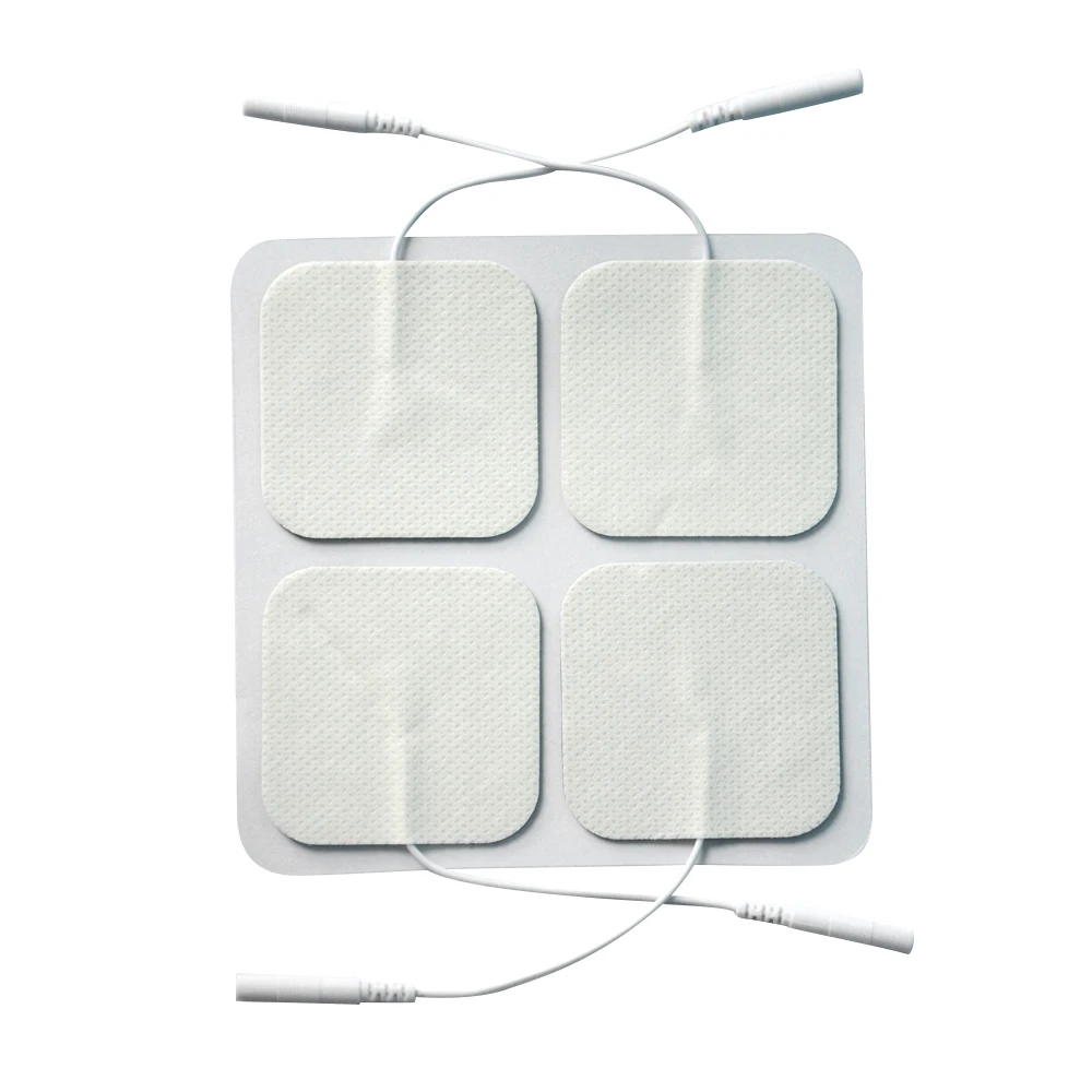 20 Pairs High QualityElectrodes Pads With Plug Hole 2.0mm For TENS/EMS Digital Therapy Machine Size 5*5cm