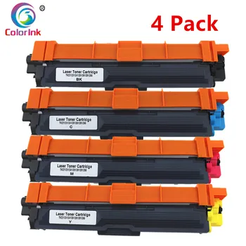

ColorInk 4Pack Compatible for Brother color toner cartridge TN221 TN241 TN251 TN261 TN281 TN291 HL-3140CW 3170 MFC9130CW 9140CDN