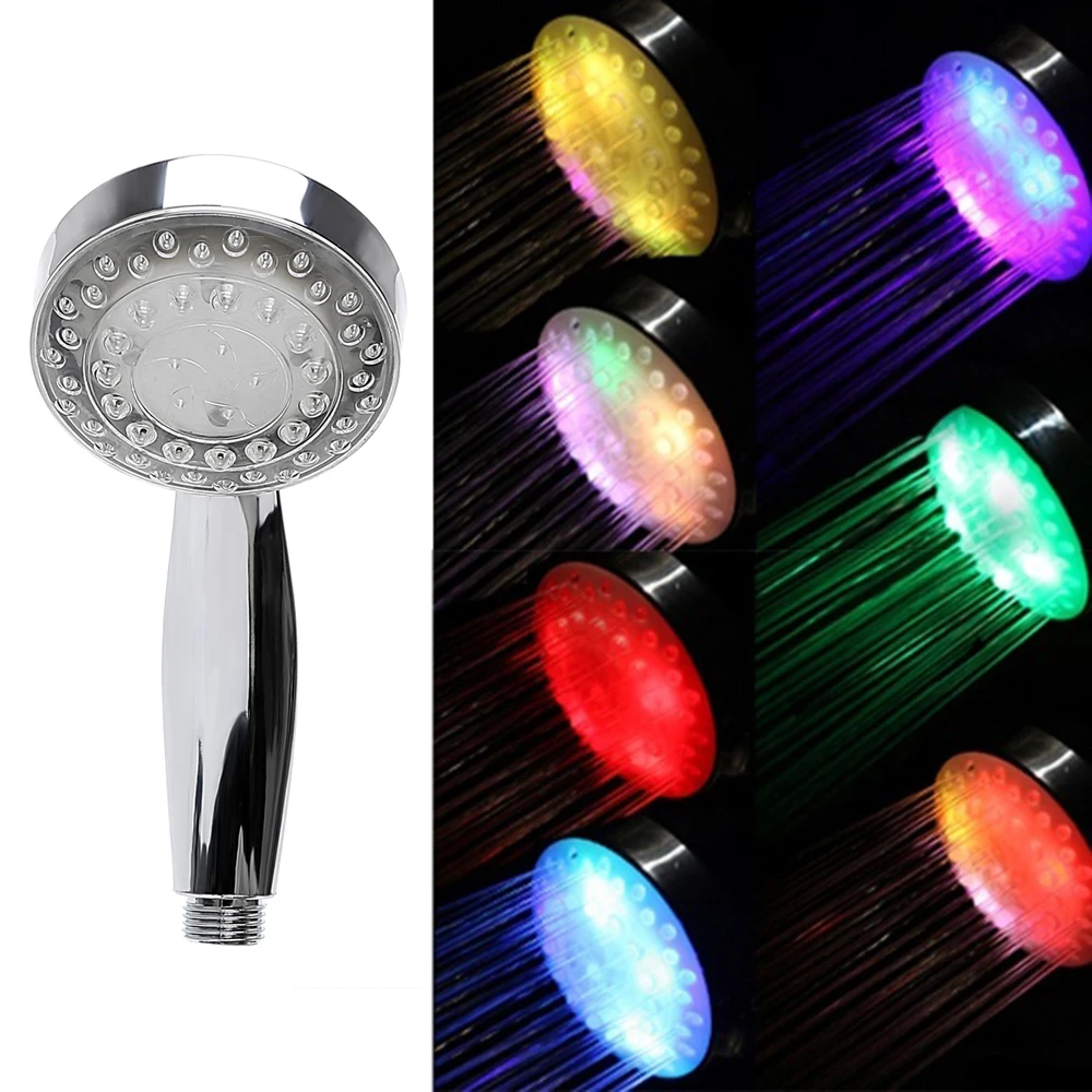 Itimo Творческий световой 7 цветов Изменение светодиодный душ свет для Ванная комната Glow Оригинальные светильники