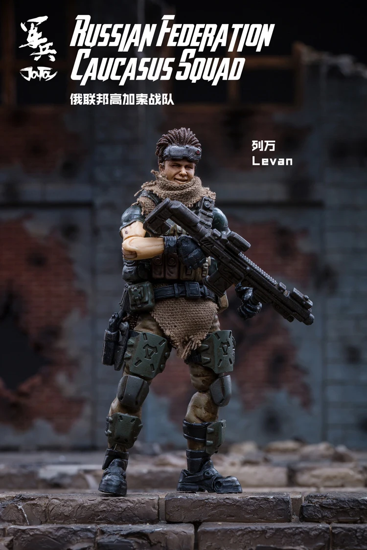 Figura de Ação Coleção do Esquadrão do Cáucase da Federação Russa em Stock-frete Soldados Joytoy 3 Pçs Lote Grátis 1 - 18 9 Cheap Figuras de ação