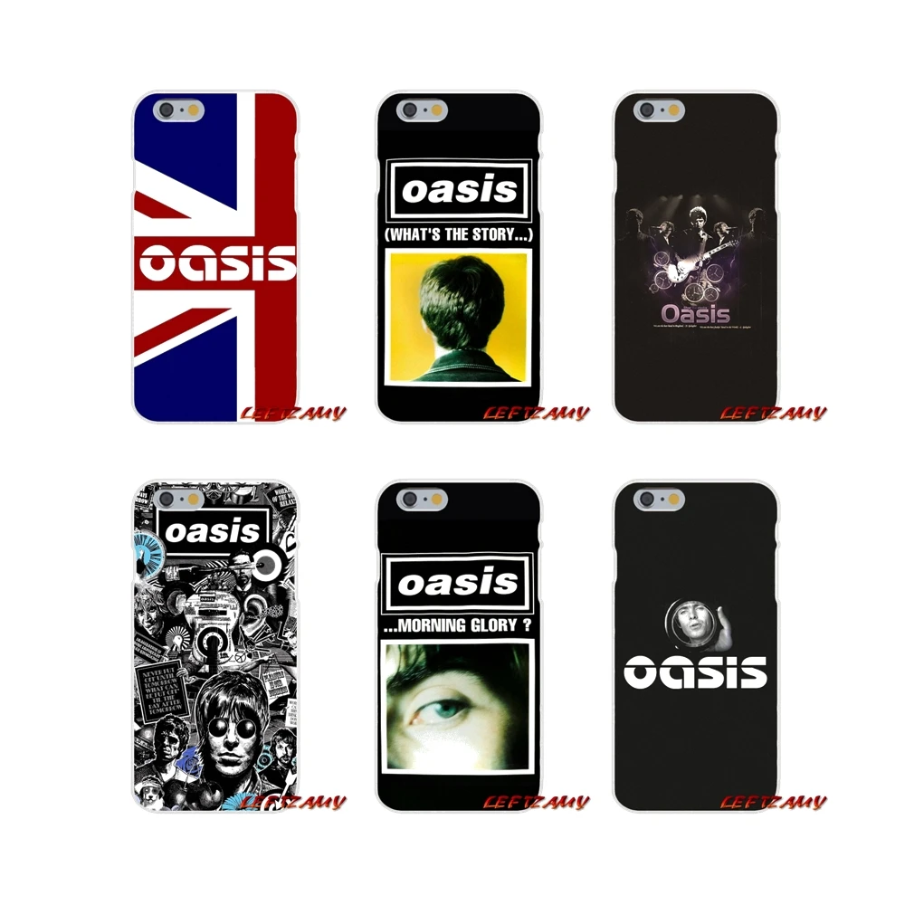 Аксессуары чехлы для телефонов Чехлы iPhone X XR XS MAX 4 4S 5 5S 5C SE 6 6S 7 8 Plus ipod touch Oasis rock Band |
