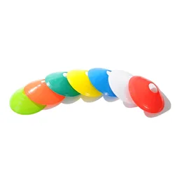 10PCS Outdoor Sport Football Soccer Rugby Speed Training Disc Cone Cross Track Space Marker Inline Skating Cross Speed Training