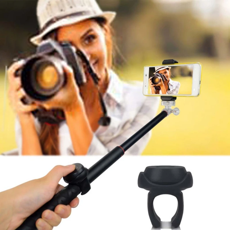 

Bluetooth Selfie Stick Monopod Cell Phone Camera Remote Shutter For iOS Android -M35
