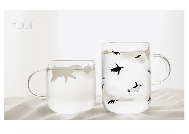 Стеклянная Кружка Tuuli кружка для пива и вина холодных напитков дизайнерская с