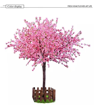 

5 Pieces flowers Long-Peach Peach Artificial artificial flower Pink Wedding Decoration peach Cherry blossom branch Decorating